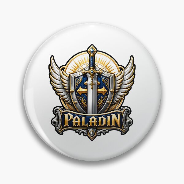 Item preview, Paladin Class Emblem Holy Greatsword Radiant Shield RPG tabletop game designed and sold by CleverRaccoon.
