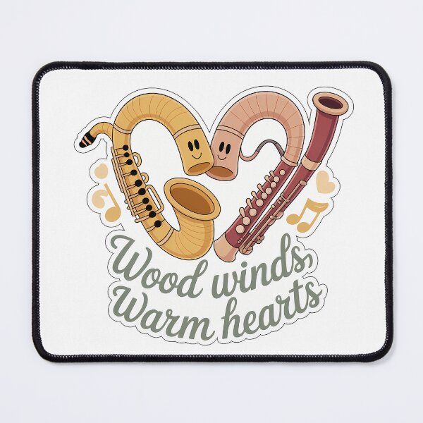 Item preview, Wood Winds Warm Hearts designed and sold by NiftyWrx.