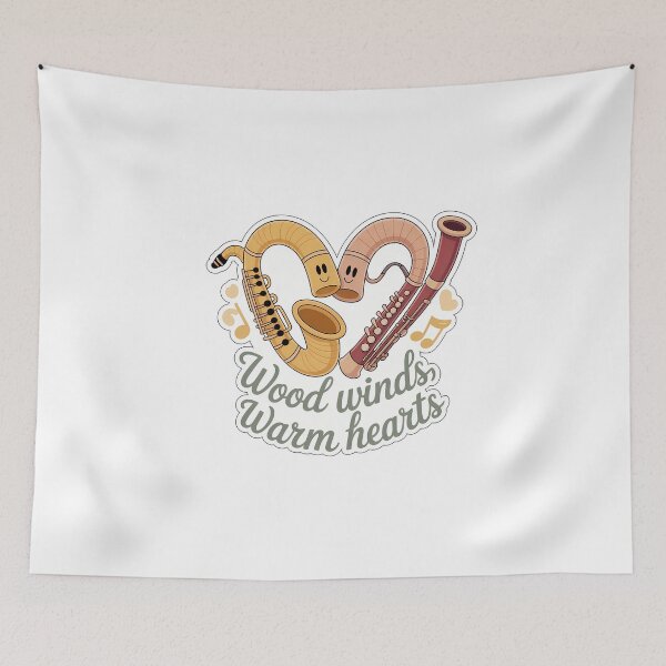 Item preview, Wood Winds Warm Hearts designed and sold by NiftyWrx.