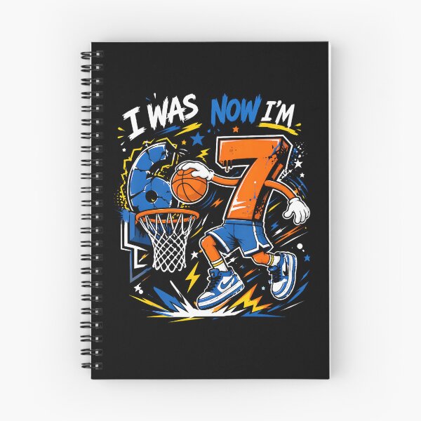 Item preview,  I Was 6 Now I'M 7 Basketball 6 7 Birthday designed and sold by Eat-Apples.