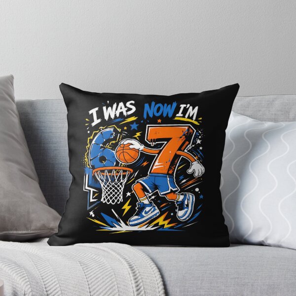 Item preview,  I Was 6 Now I'M 7 Basketball 6 7 Birthday designed and sold by Eat-Apples.