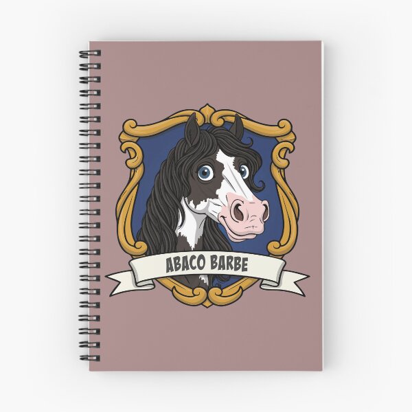 Item preview, A caricature of the Barb horse Abaco in a coat of arms designed and sold by Cheval-de-coeur.