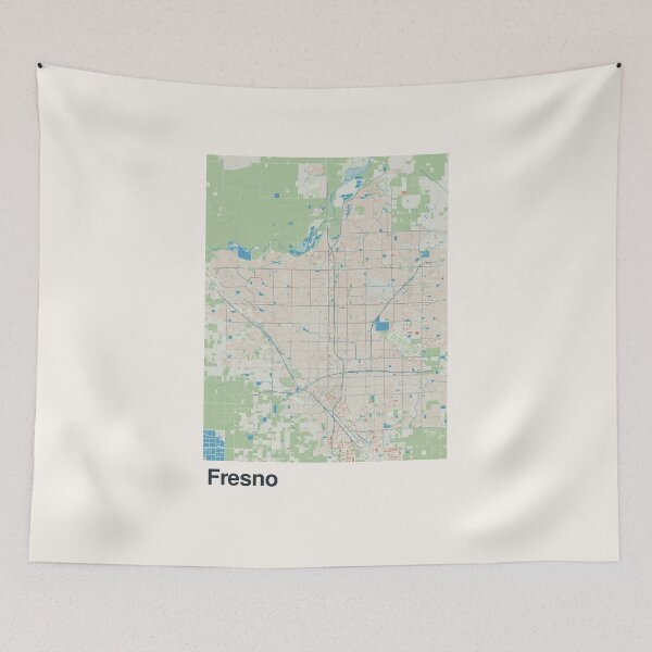 Item preview, Fresno Minimalistic Map Art designed and sold by MapsNerd.