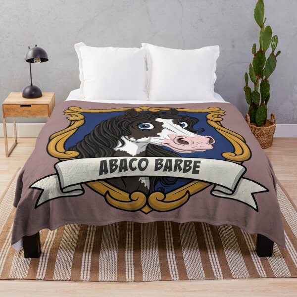 Item preview, A caricature of the Barb horse Abaco in a coat of arms designed and sold by Cheval-de-coeur.
