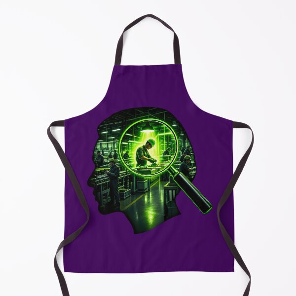 Item preview, Hawthorne Effect Under Observation Corporate Psychology Neon Art designed and sold by PERSPECTIVERED.