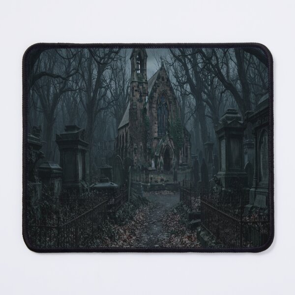 Item preview, Gothic Chapel in a Gloomy Cemetery designed and sold by AfresStudio.