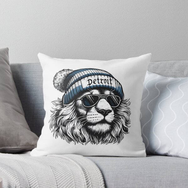 Item preview, Detroit Football Pride Blue Silver Motor City Game Day Gridiron Fan Art | Best Gift designed and sold by moodner.