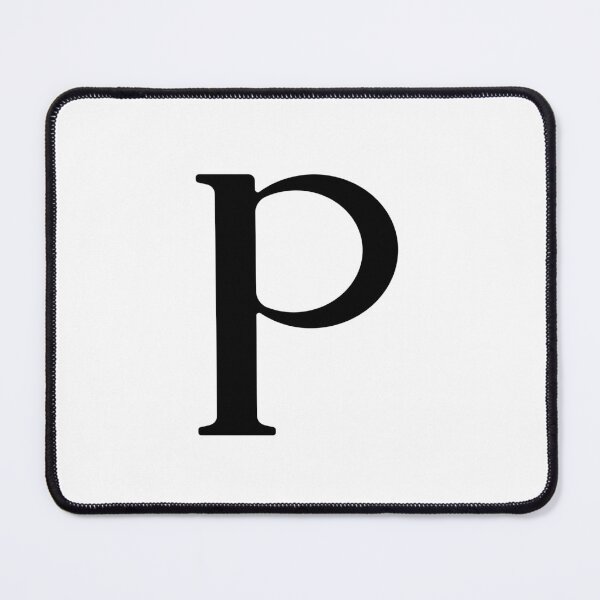 Item preview, Letter P Minimalist Initial Aesthetic designed and sold by UnrealShopKelko.