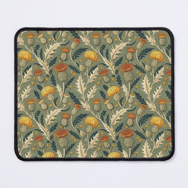 Item preview, Sage Thistle Vintage Floral designed and sold by OpenFieldNotes.