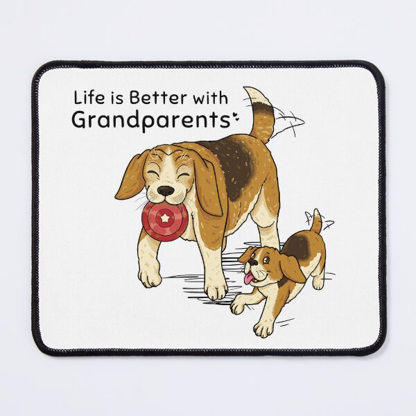 Item preview, Life is better with grandparents dog version designed and sold by Maria-Henriques.