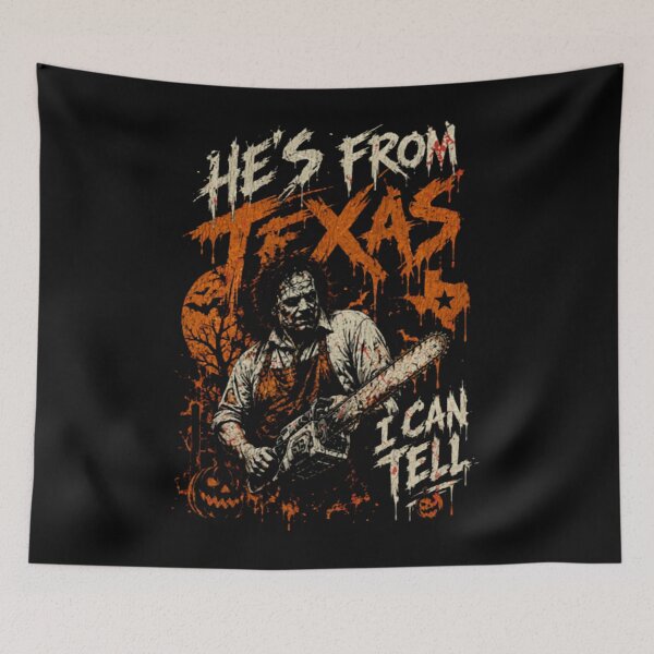 Item preview, Hes-From-Texas-Chainsaw designed and sold by BraylenDrado.