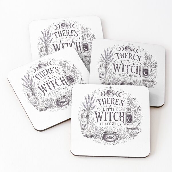 Item preview, There's A Little Witch In All Of Us - Vintage Witchy Aesthetics designed and sold by LandFinStudio.