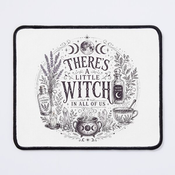 Item preview, There's A Little Witch In All Of Us - Vintage Witchy Aesthetics designed and sold by LandFinStudio.