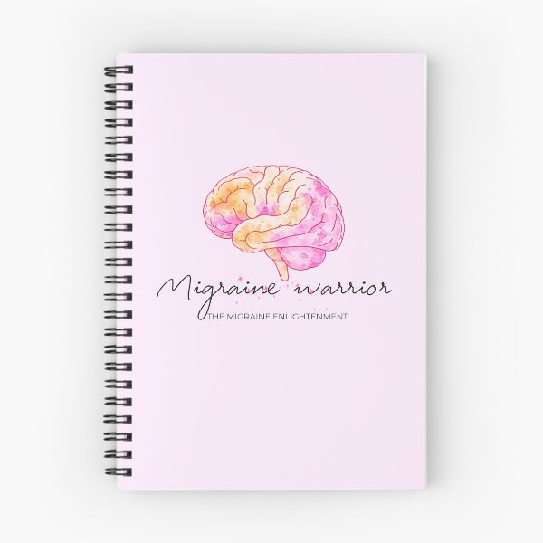 Item preview, Migraine Warrior (sunset brain art) designed and sold by The Migraine Enlightenment.