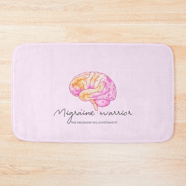 Item preview, Migraine Warrior (sunset brain art) designed and sold by The Migraine Enlightenment.