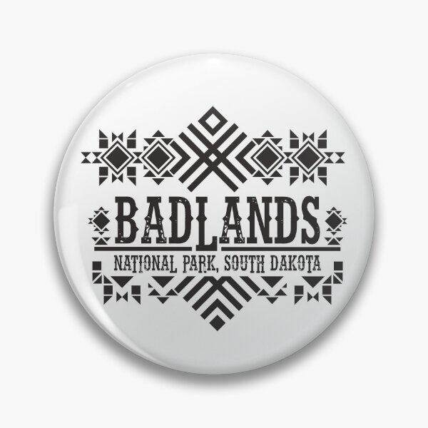 Item preview, Badlands National Park South Dakota (BW) designed and sold by helenacooper.