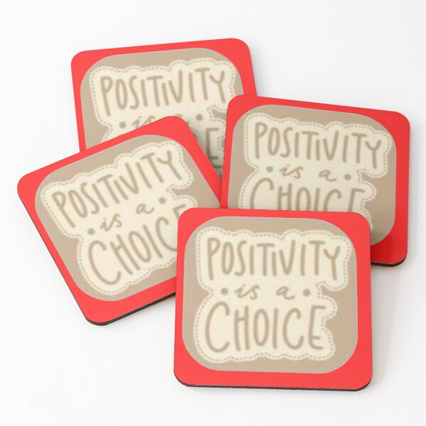 Item preview, Positivity Is A Choice Warm Neutral Patch Sticker designed and sold by Scro-Ciob-Shop.