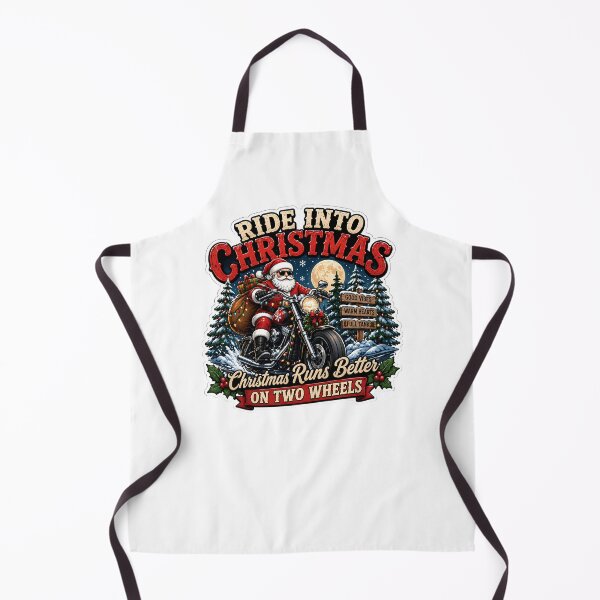 Item preview, Ride Into Christmas – Santa Motorcycle Biker Christmas designed and sold by SVALANART.
