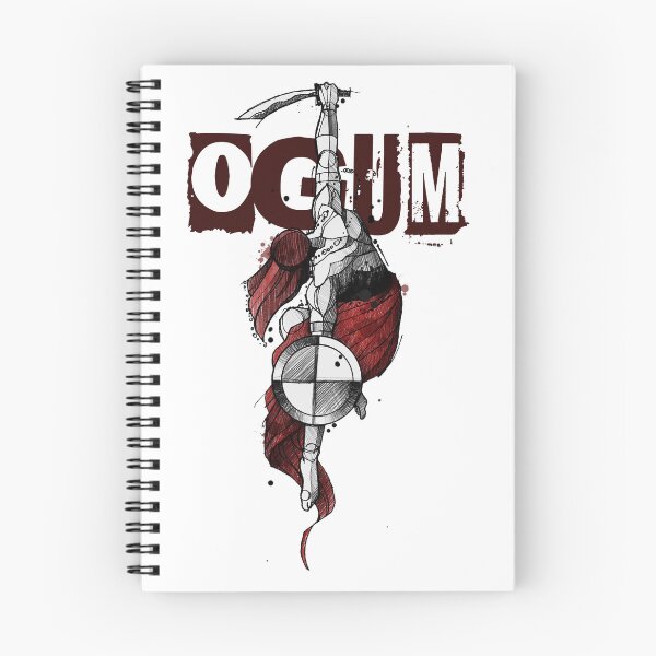 Item preview, Ogum. Umbanda Orixa in sketch style. designed and sold by Inked T.