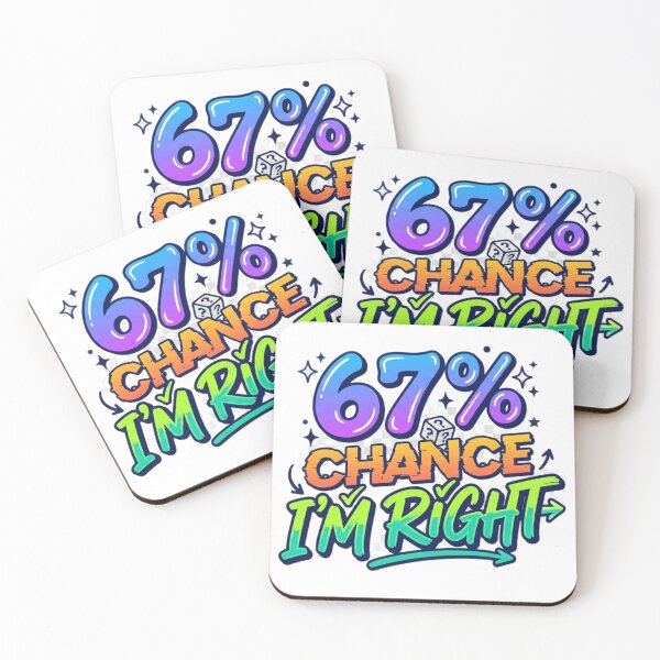 Item preview, 67% Chance I'm Right designed and sold by DavisDesigns79.