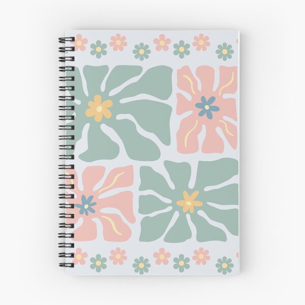 Item preview, Boho floral quads (pink/sage) designed and sold by 247DesignStudio.