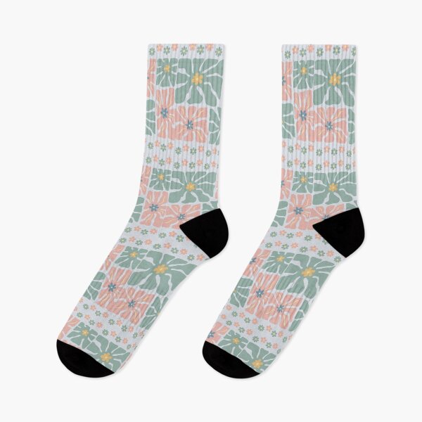 Item preview, Boho floral quads (pink/sage) designed and sold by 247DesignStudio.