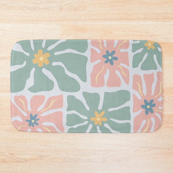 Item preview, Boho floral quads (pink/sage) designed and sold by 247DesignStudio.