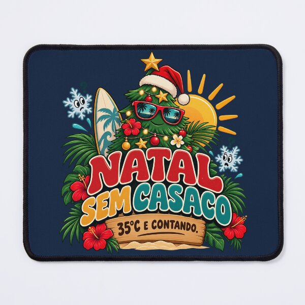 Item preview, Natal Sem Casaco – Tropical Christmas Summer Santa | 35°C E Contando designed and sold by warlistop.
