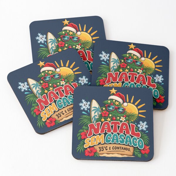 Item preview, Natal Sem Casaco – Tropical Christmas Summer Santa | 35°C E Contando designed and sold by warlistop.