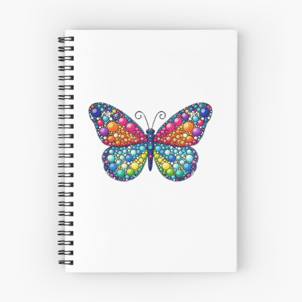 Item preview, Colorful Butterfly Dotted Butterfly Rainbow  Butterfly Dot Day designed and sold by Thread&Fable.