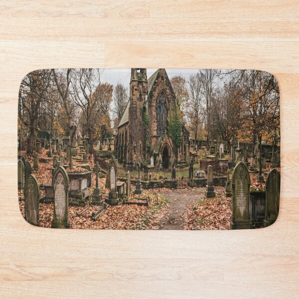 Item preview, Autumn Gothic Chapel and Quiet Cemetery designed and sold by AfresStudio.