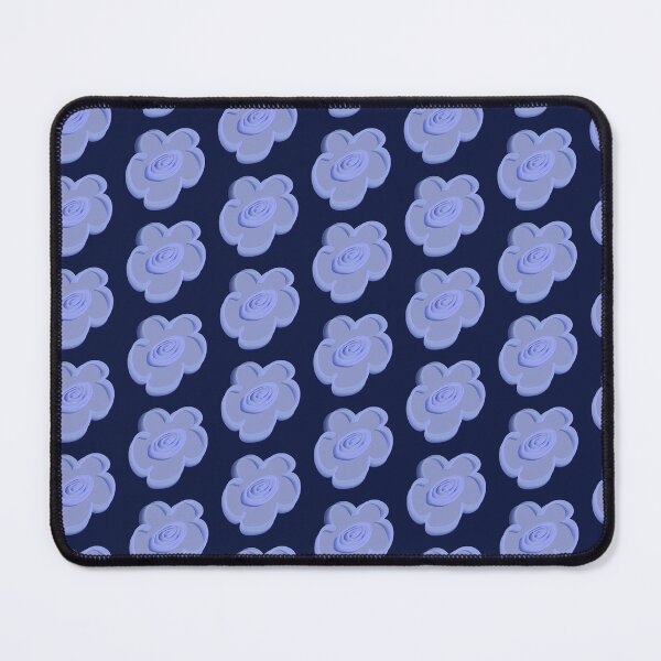 Item preview, Retro Daisy Pattern Scandi Folk - Periwinkle Midnight Blue designed and sold by CaramelCo.