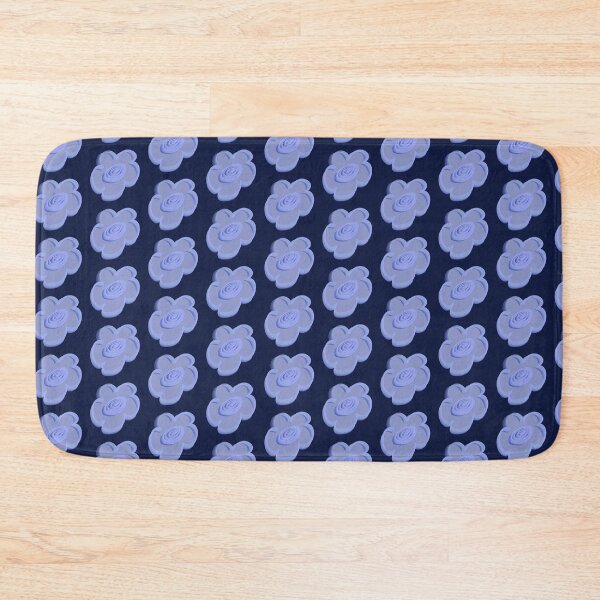 Item preview, Retro Daisy Pattern Scandi Folk - Periwinkle Midnight Blue designed and sold by CaramelCo.