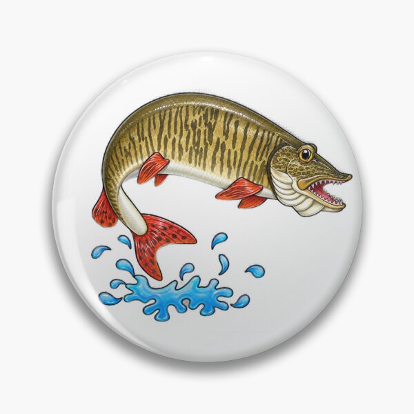 Item preview, Cartoon Muskellunge designed and sold by Scott Hayes.