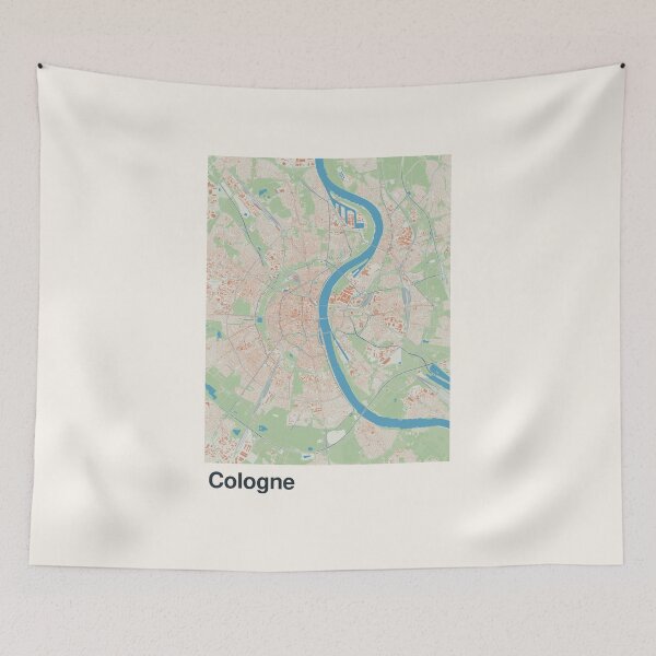 Item preview, Cologne Minimalistic Map Art designed and sold by MapsNerd.
