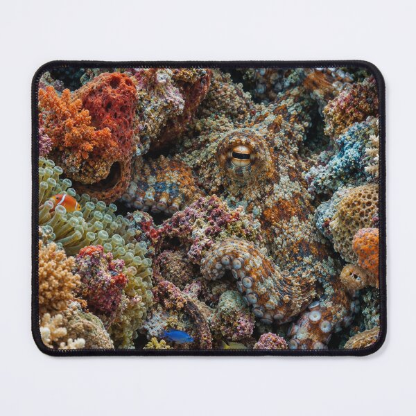Item preview, Camouflaged Octopus – Hidden Coral Reef designed and sold by GSizzle1.