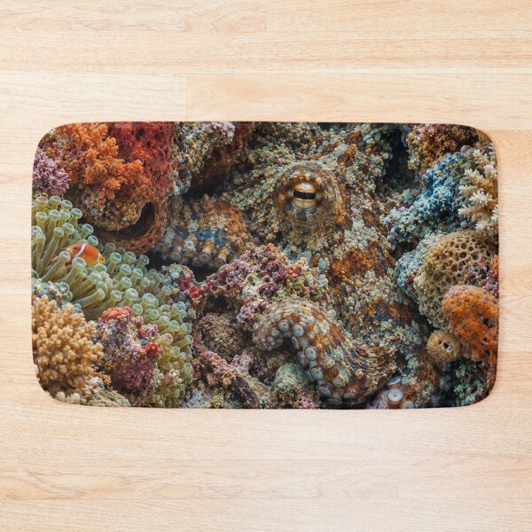 Item preview, Camouflaged Octopus – Hidden Coral Reef designed and sold by GSizzle1.
