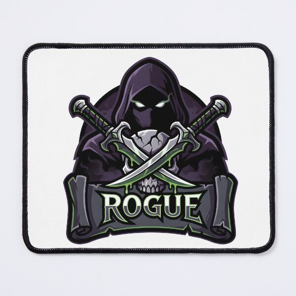 Item preview, Rogue Class Emblem Shadow Daggers Hooded Assassin RPG tabletop game designed and sold by CleverRaccoon.