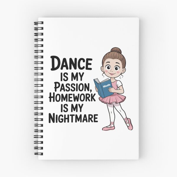 Item preview, Dancer with Textbook and Humor designed and sold by NiftyWrx.