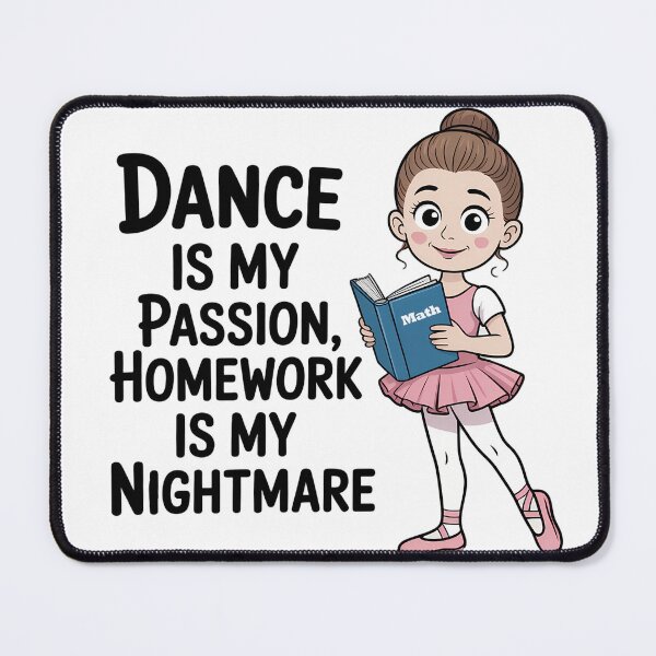 Item preview, Dancer with Textbook and Humor designed and sold by NiftyWrx.
