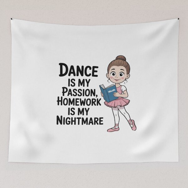 Item preview, Dancer with Textbook and Humor designed and sold by NiftyWrx.