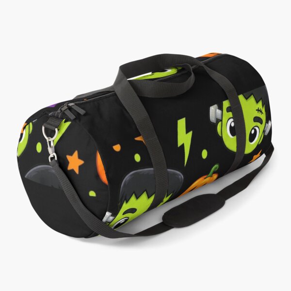 Item preview, Kawaii Frankenstein Halloween Pattern – Cute Monster, Pumpkins & Bats designed and sold by AvalonTshirts.