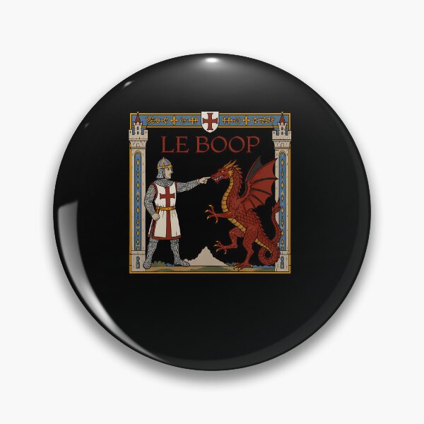 Item preview,  Le Boop Medieval Knight Dragon Fantasy Renaissance Humor designed and sold by Eat-Apples.