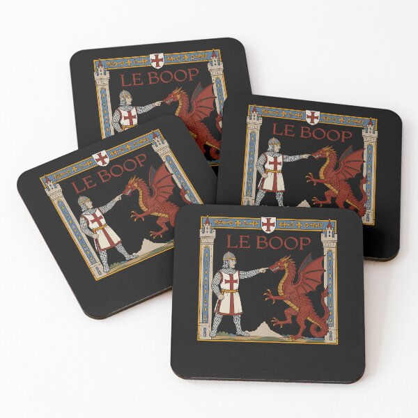 Item preview,  Le Boop Medieval Knight Dragon Fantasy Renaissance Humor designed and sold by Eat-Apples.