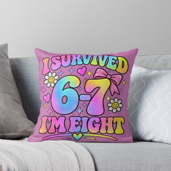 Item preview, 8th Birthday Girl I Survived 6 7 I'm Eight  designed and sold by Bright08.