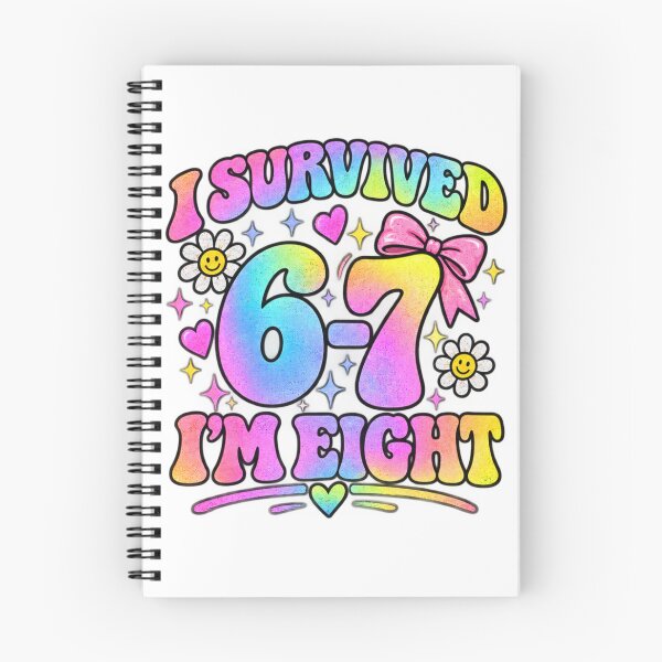 Item preview, 8th Birthday Girl I Survived 6 7 I'm Eight  designed and sold by Bright08.