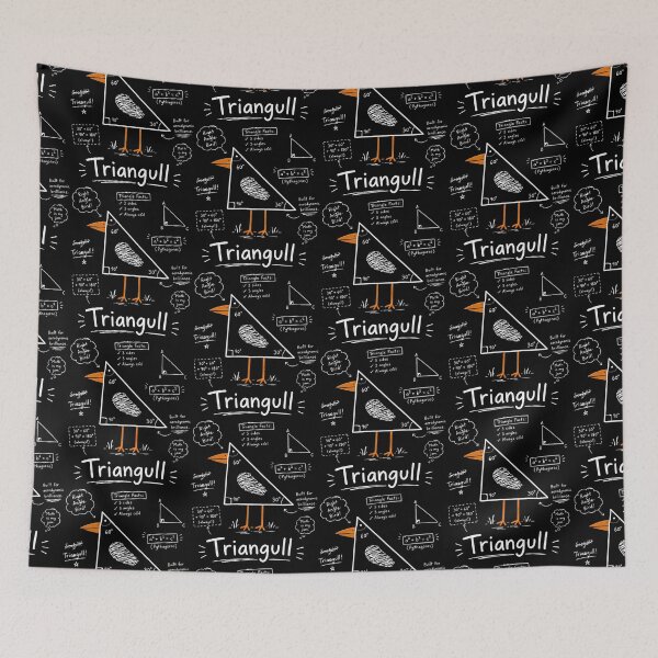 Item preview, Triangull Triangle Seagull Bird Pun Funny Geometric Wordplay designed and sold by Eat-Apples.