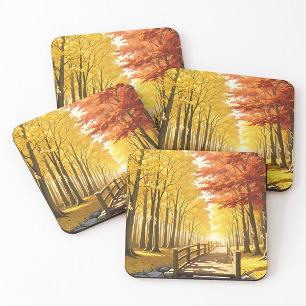 Item preview, Autumn Forest Path designed and sold by Sophia-Ltd.