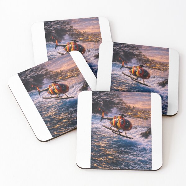 Item preview, Sunset Coastal Helicopter Run designed and sold by celestialseastc.