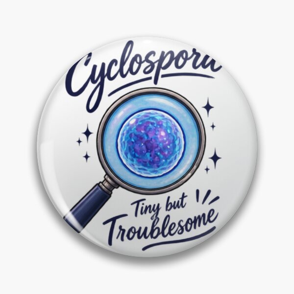 Item preview, Cyclospora – Tiny but Troublesome Funny Parasite Design designed and sold by Ramadane_design1.